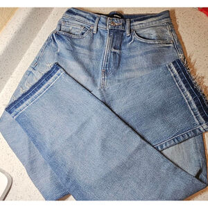 Express Straight Ankle High Rise Jeans Size 4R